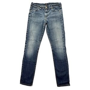 Citizens of Humanity Thompson Medium Rise Cropped Skinny Jeans Blue Size 27